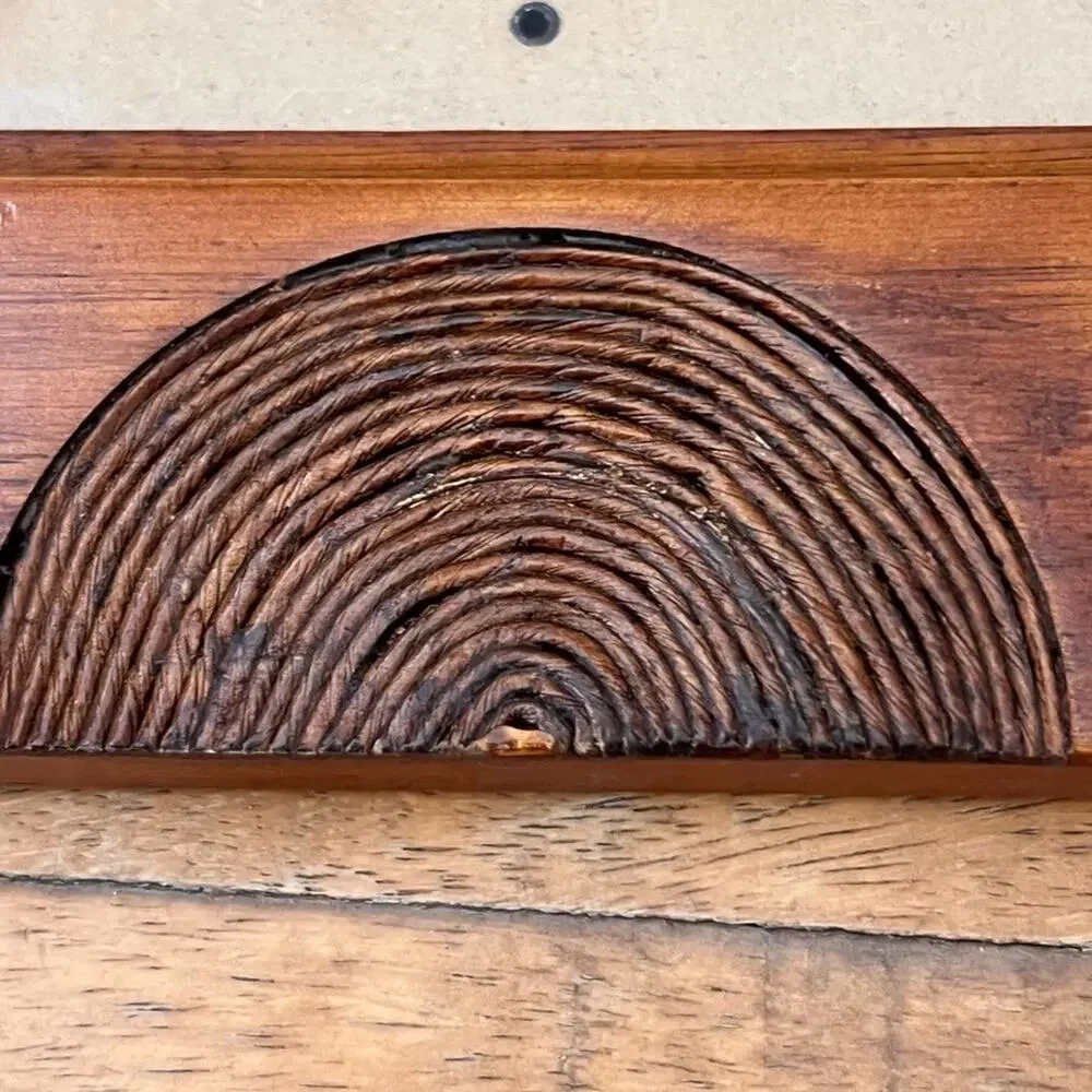 Mid-Century Modern Style Wooden Photo Frame 9.5